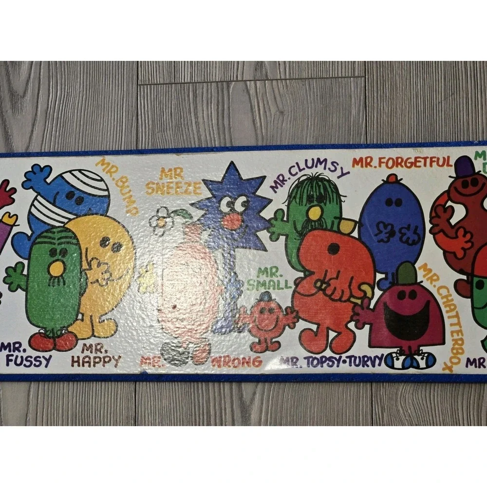 Mr. Men Wall Plaque Art Wooden 59